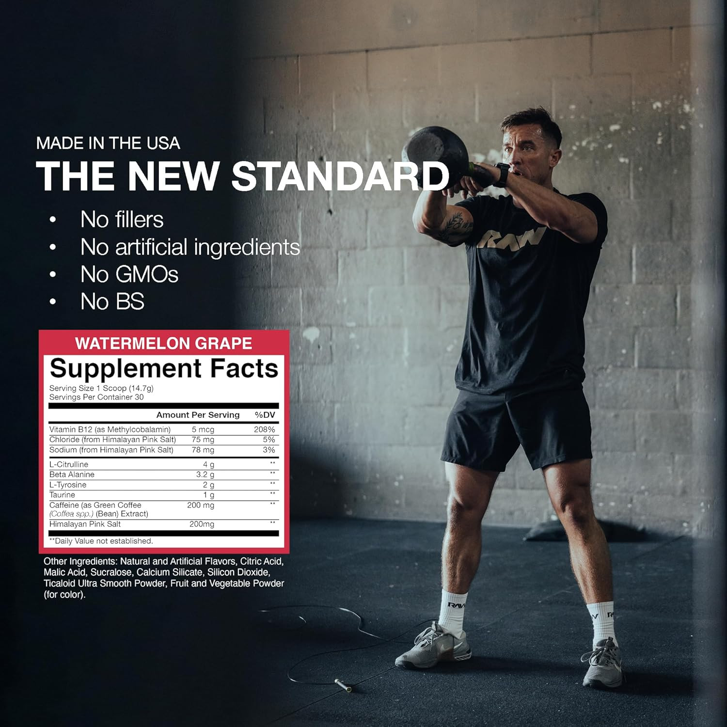 Essential Pre-Workout Powder (Watermelon Grape) – Chris Bumstead Sports Nutri…