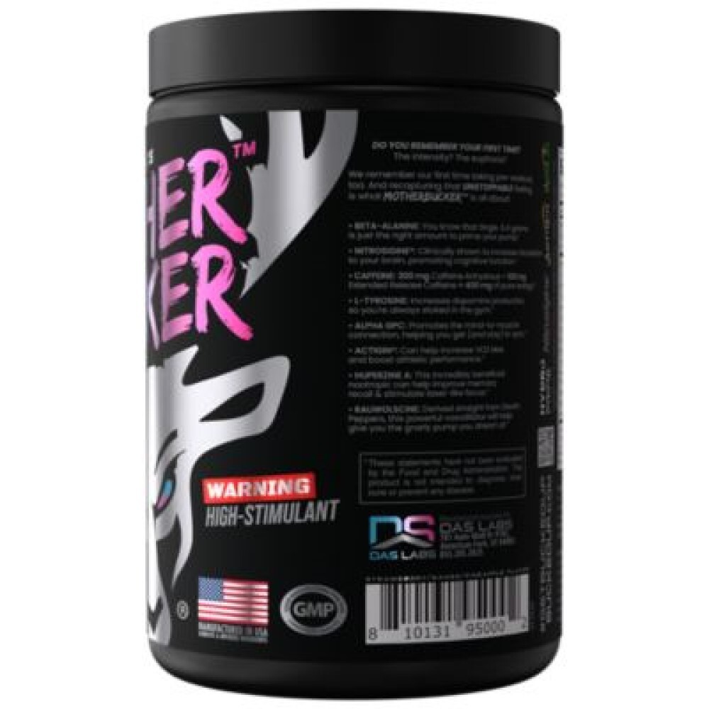 Mother Bucker High-Stimulant Nootropic Pre-Workout – Miami (13.8 Oz/20 Servings)