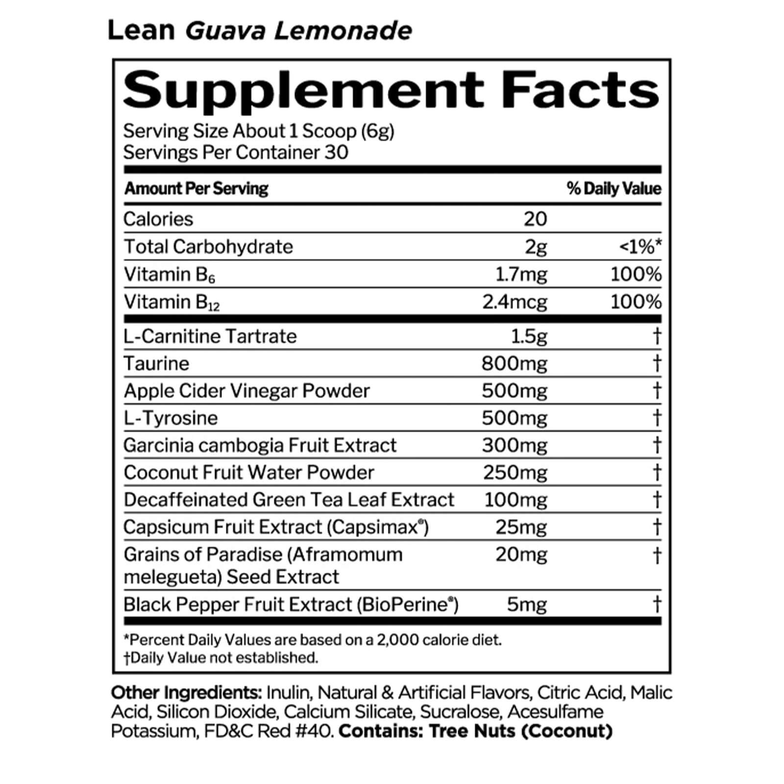 R1 Lean – 30 Servings , Guava Lemonade 180 g, Clearance for Exp 09/2026