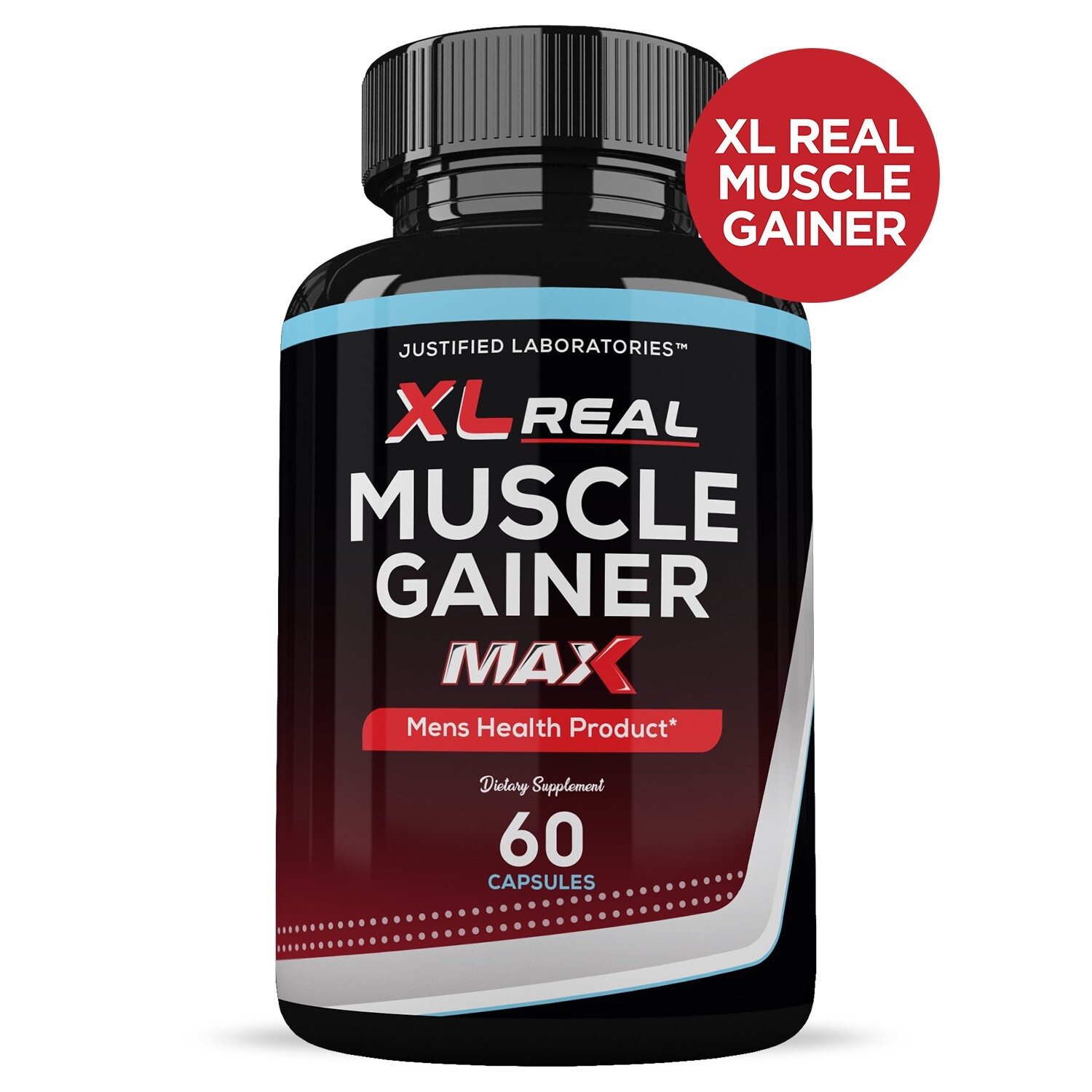 XL Real Muscle Gainer Max Men’s Health Supplement 1600mg 60 Capsules