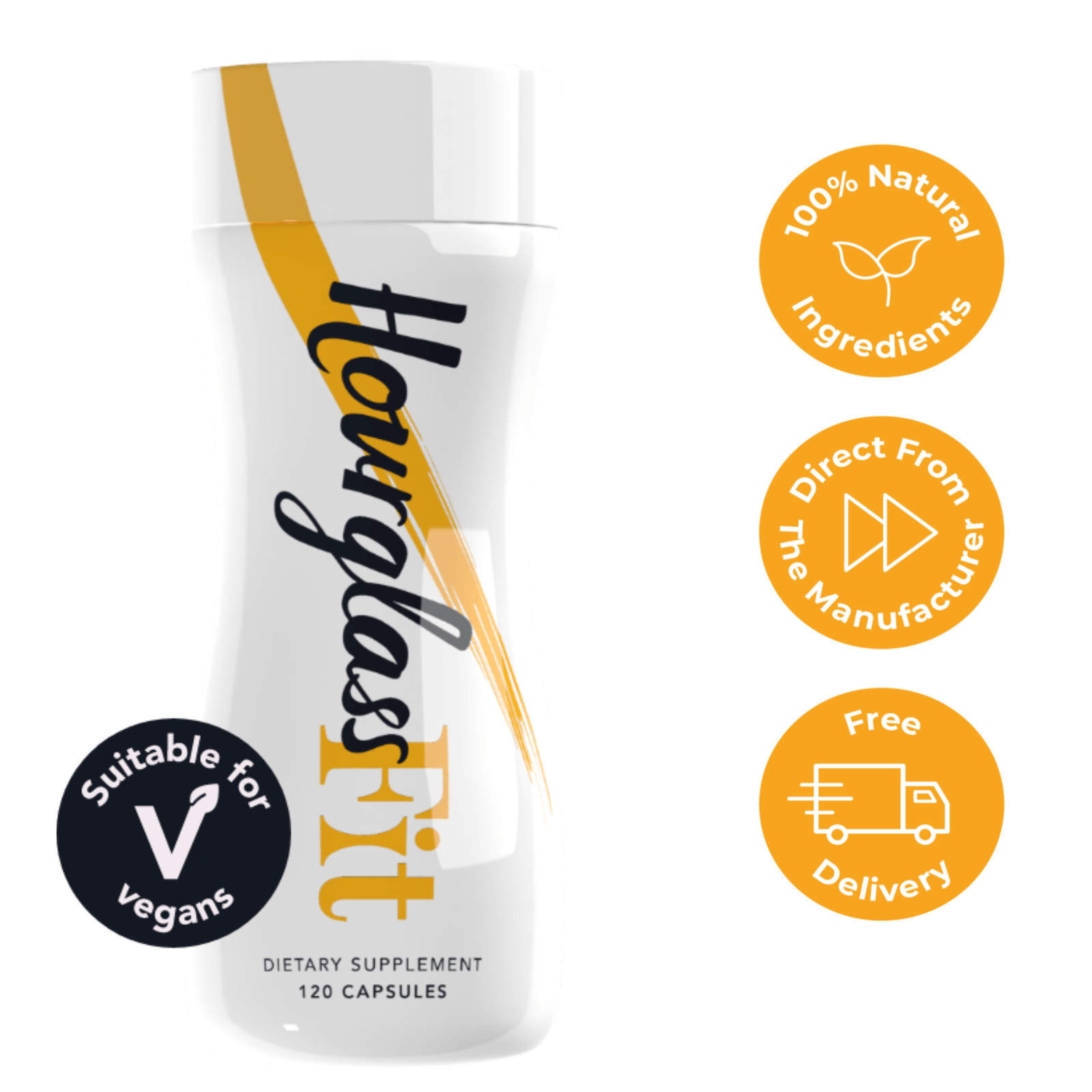 Hourglass Fit – 120 Female Fat Burner and Weight Loss Diet Pills – BUY DIRECT