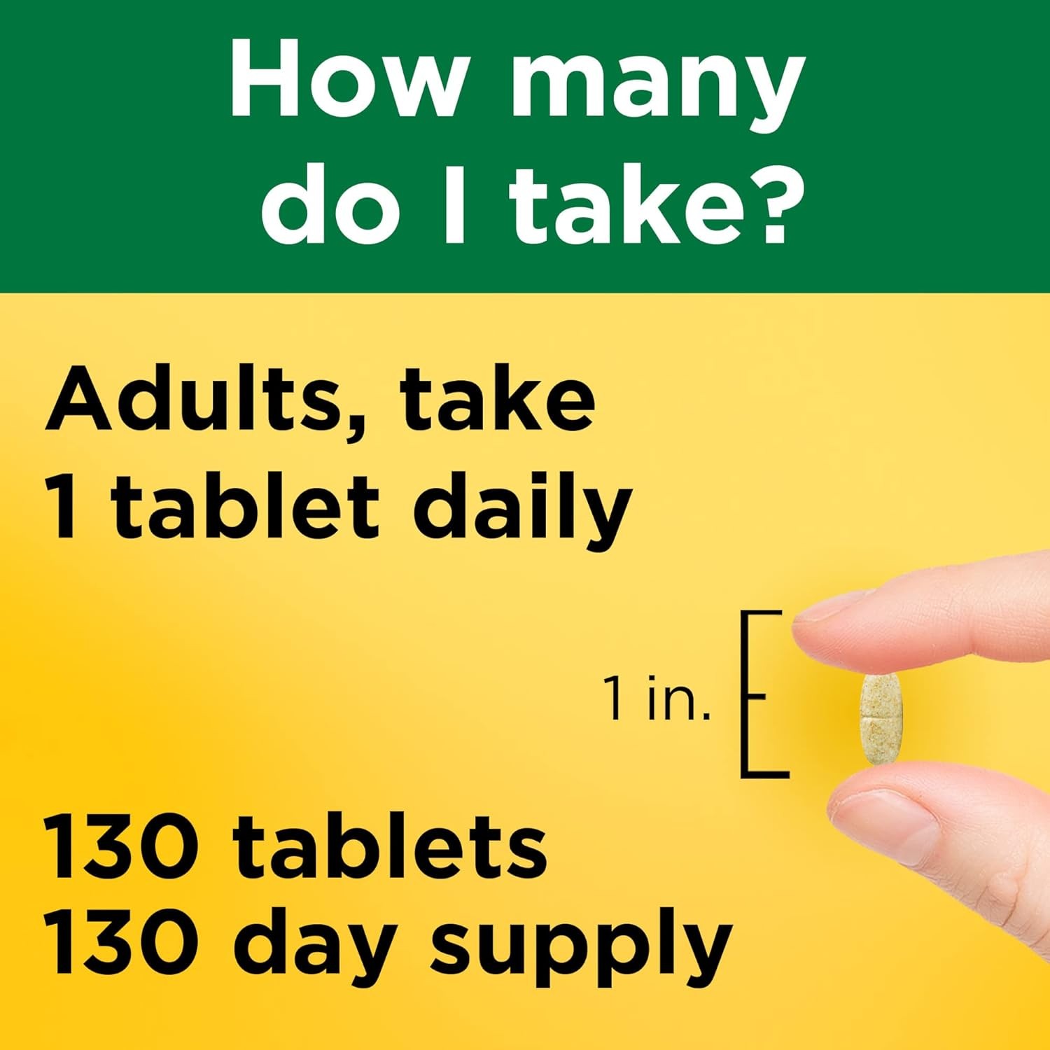 Nature Made Multivitamin Tablets with Iron, 130 tab