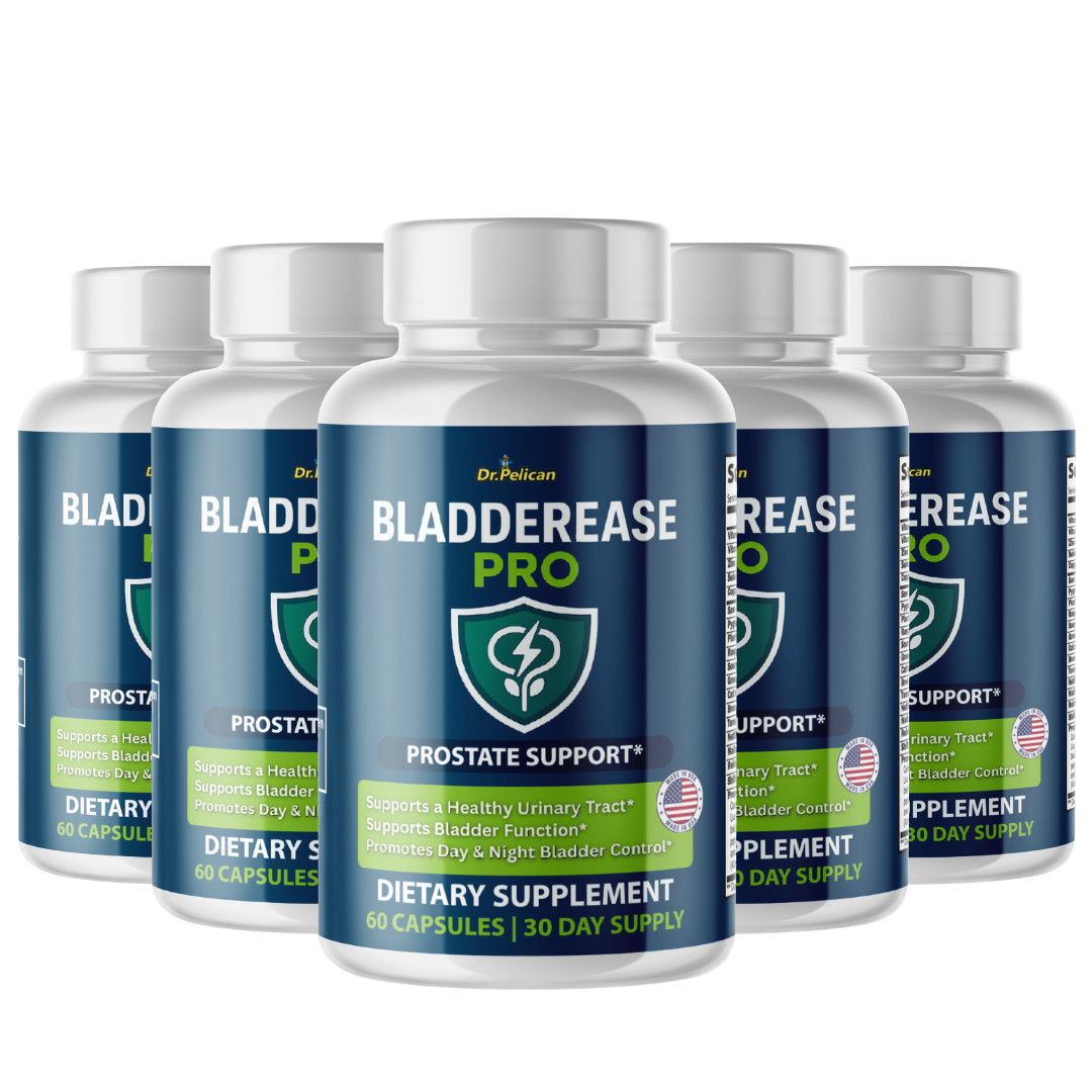 BladderEase Pro-Support Supplement for Men – Urinary & Prostate Health-5 Bottles
