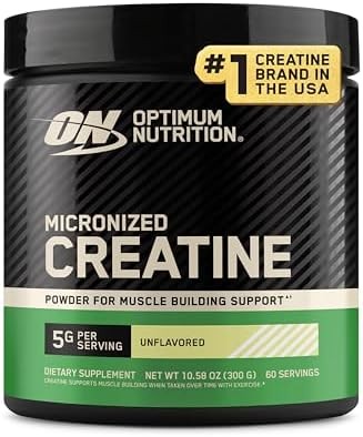 Optimum Nutrition Creatine, Micronized Creatine Monohydrate Powder, Supports