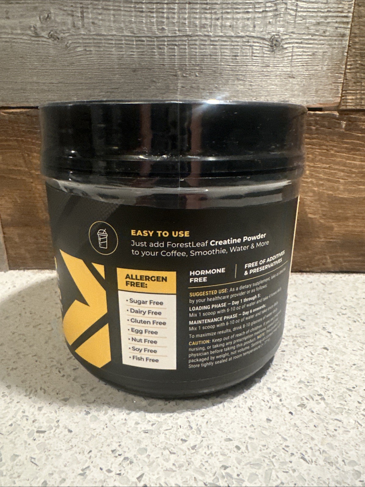 Forest Leaf Pure Micronized Powder Creatine – 100 servings 17.6 oz Exp 12/2028