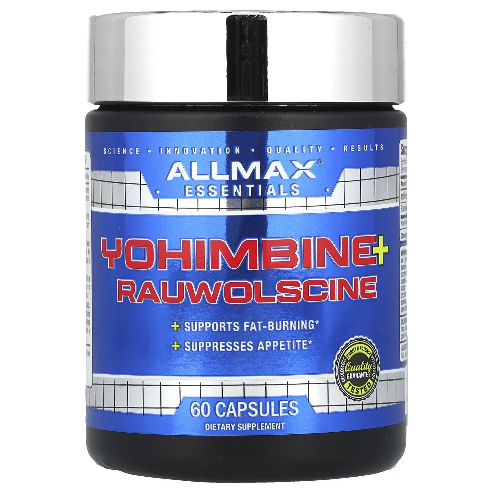 Yohimbine + Rauwolscine, 60 Capsules pack of 3