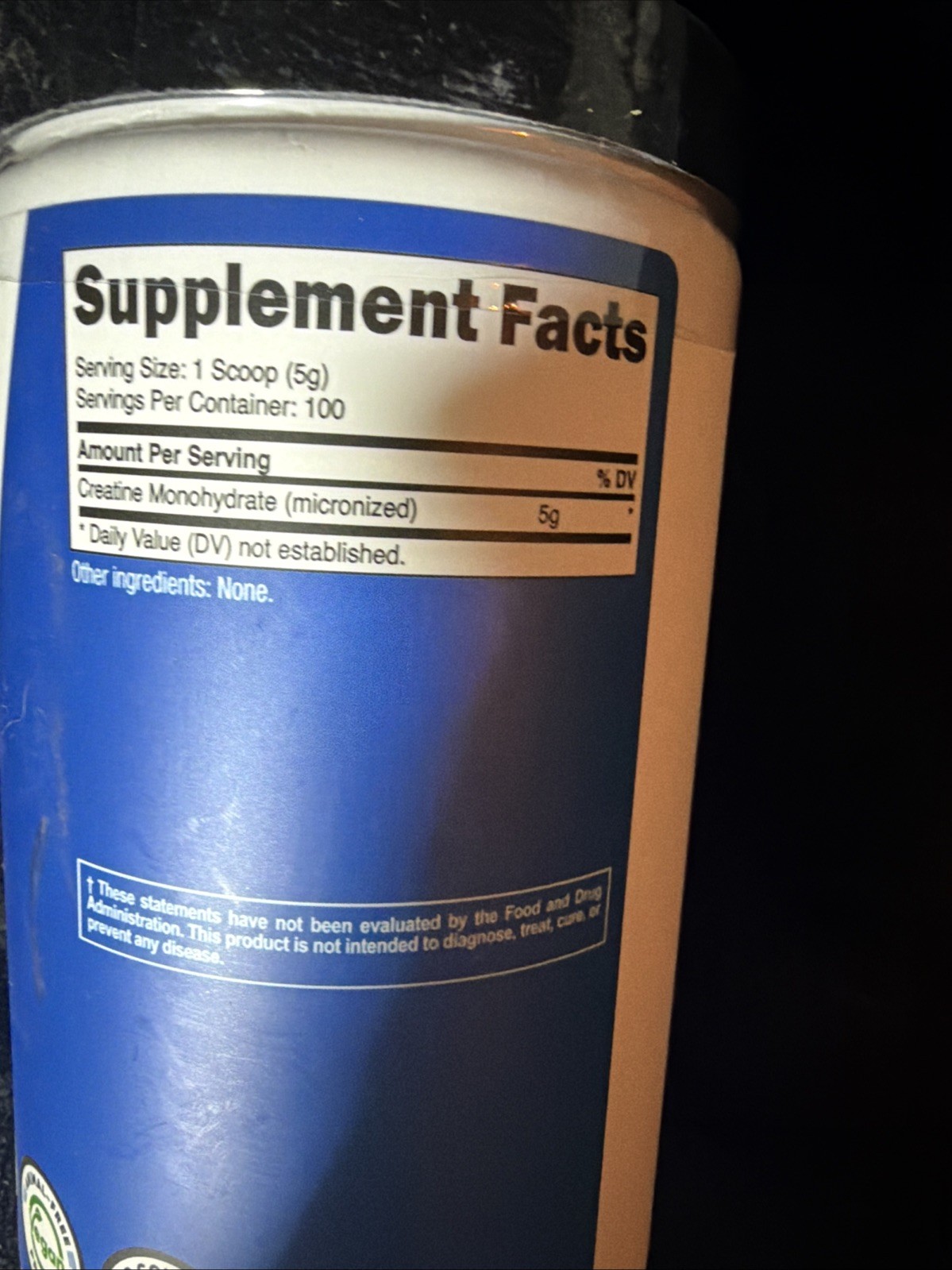 Nutricost Creatine Monohydrate Powder, 500g, 100 Servings, Unflavored