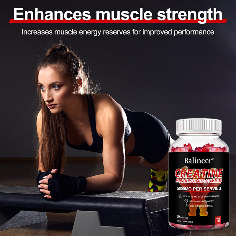 Creatine Monohydrate Gummies – Increase Strength and Build Muscle