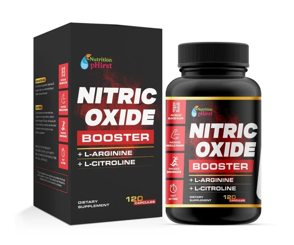 Nitric Oxide & Circulation Booster | L-Arginine, L-Citrulline | Extra Strength