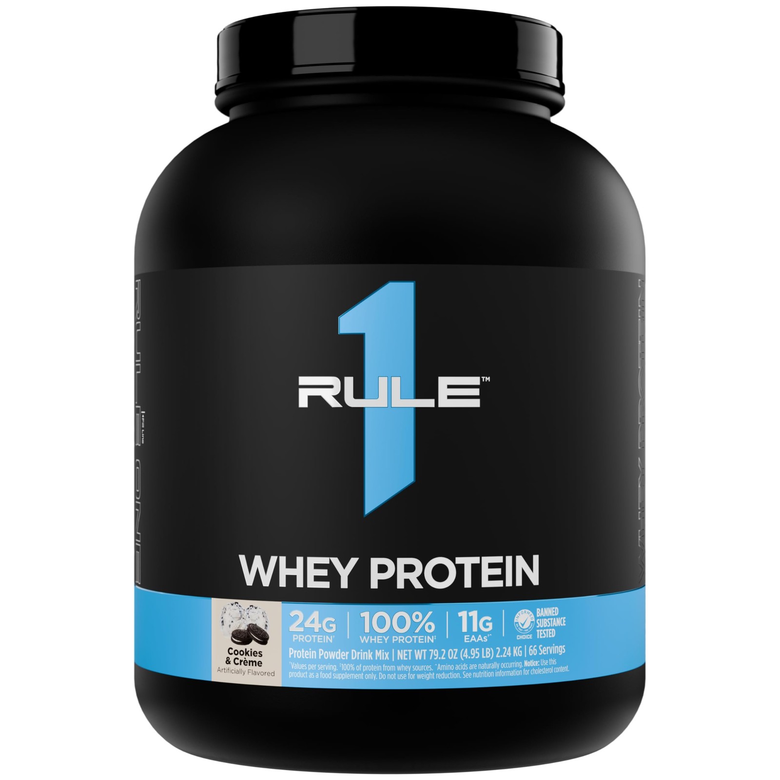 Rule 1 Whey Protein – 24g FastActing Protein from AllWhey Sources with Natura…