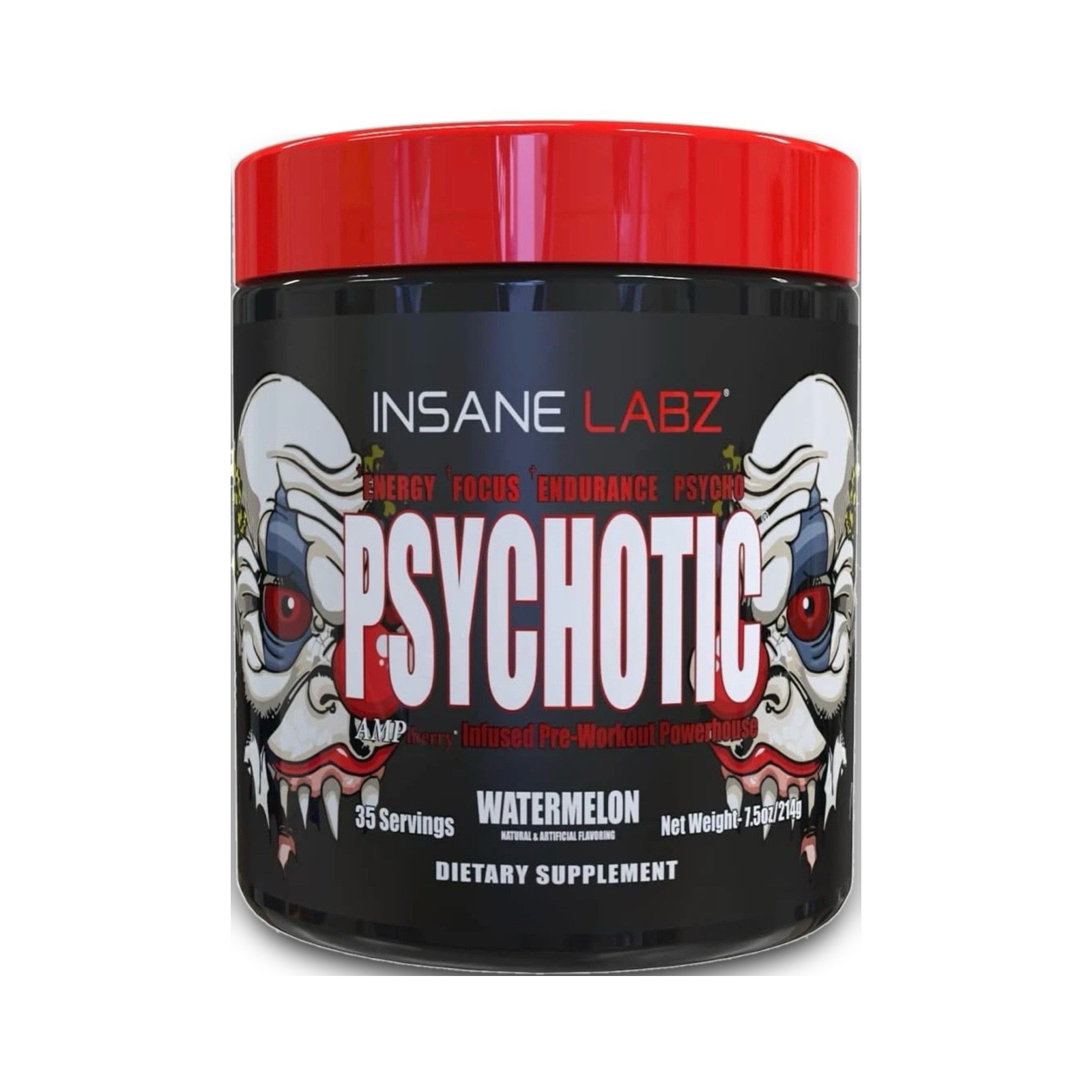 INSANE LABZ PSYCH-O-TIC Watermelon *FREE SHIPPING!* Energy Focus 35 Serv.