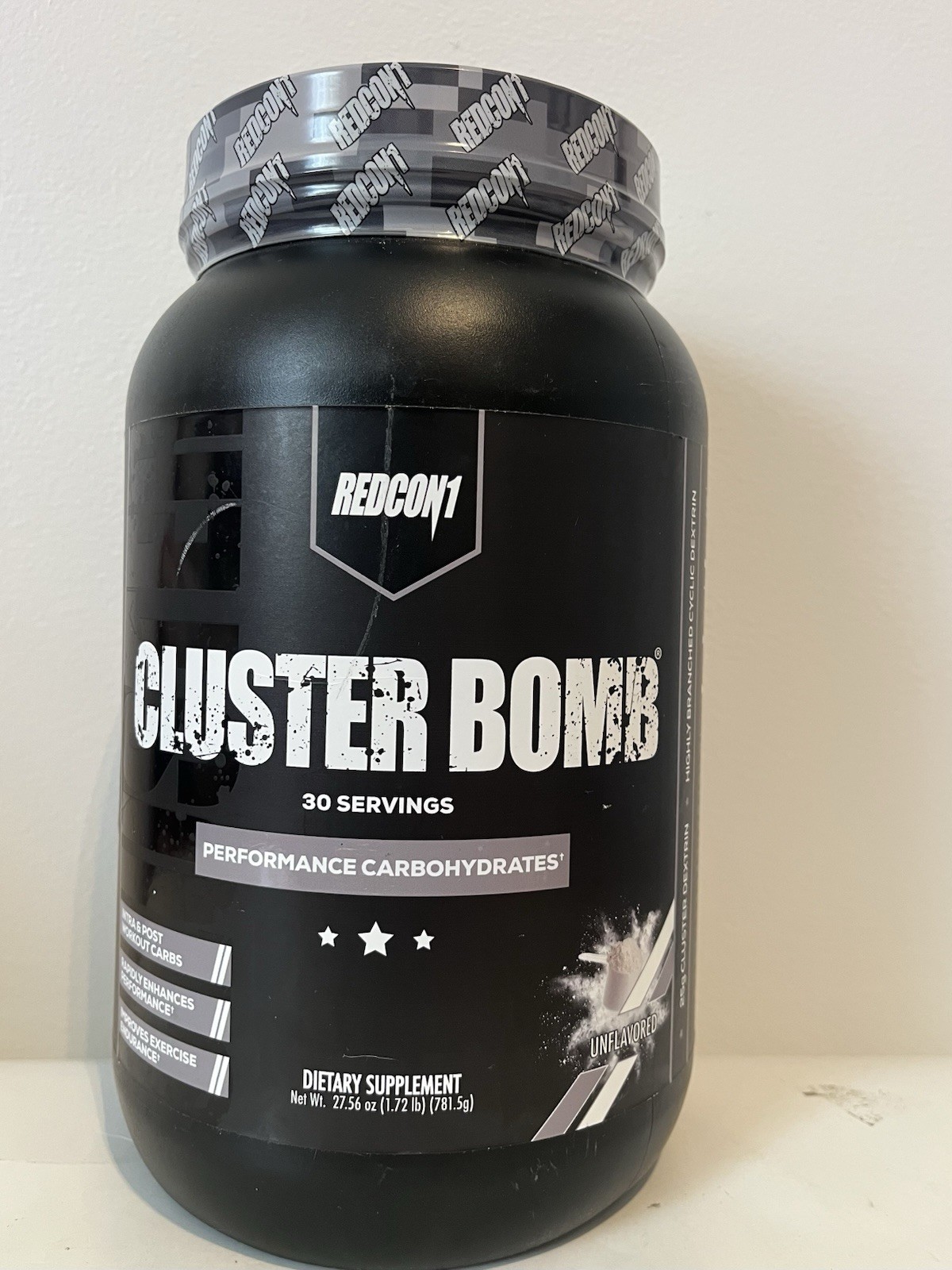 REDCON1 Cluster Bomb Performance Carbohydrates ( 1.72 L, Unflavored )