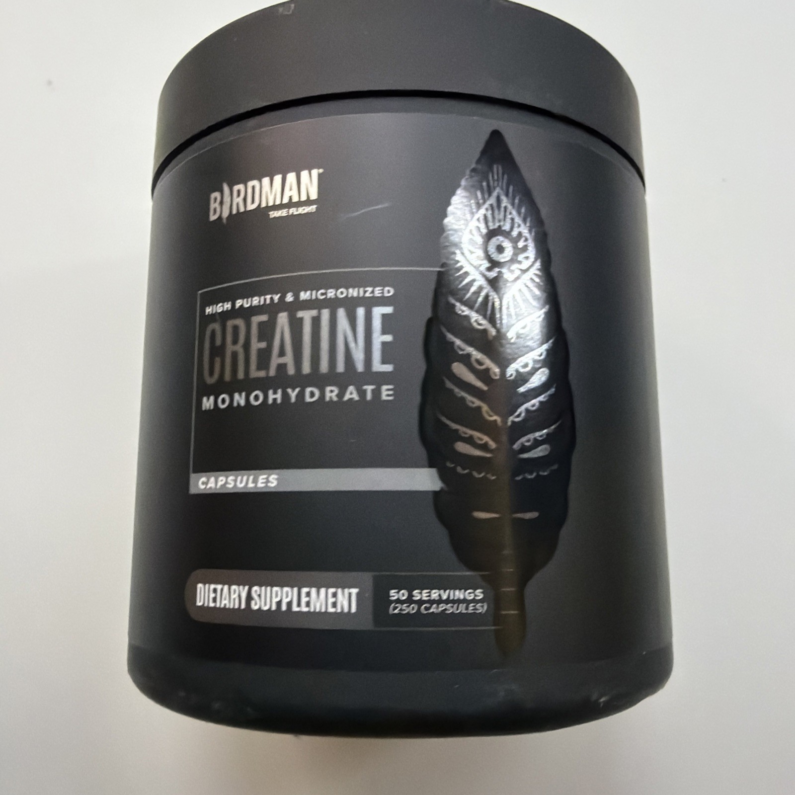 BIRDMAN Micronized Creatine Monohydrate 250 Capsules Exp 6/27