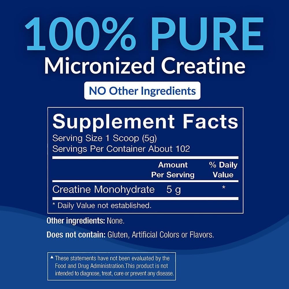 Creatine Monohydrate Powder for Improved Performance in Fitness Routines