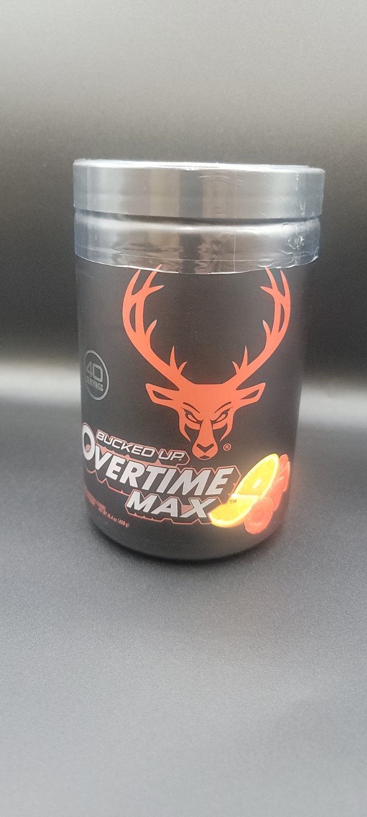 BUCKED UP OVERTIME MAX PRE-WORKOUT STRAWBERRY SUPER SETS 40 SERVINGS -EXP. 08/27