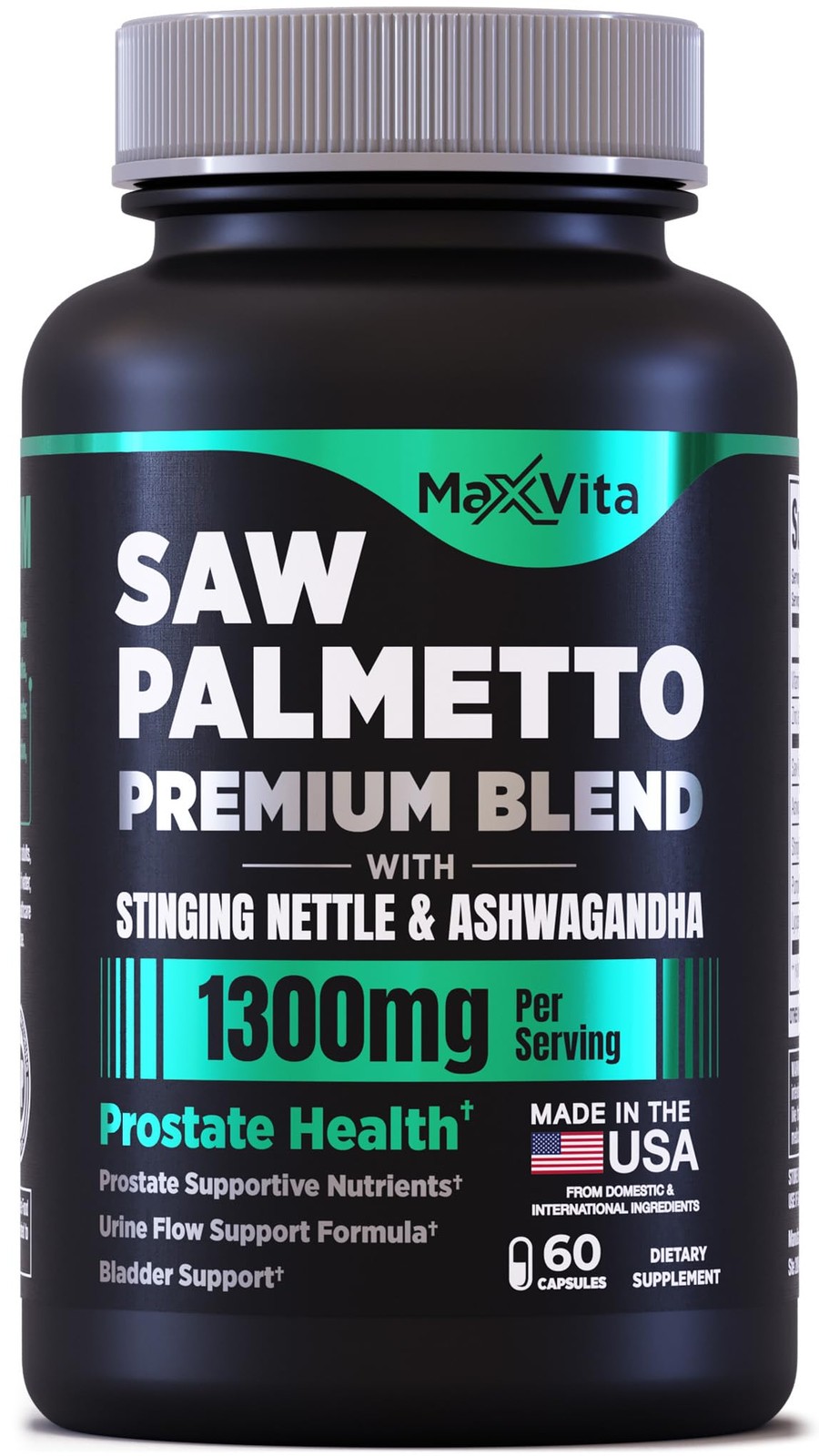 MaxVita Prostate Premium – Saw Palmetto for Men, 60 Count (Pack of 1)