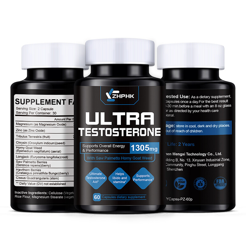 Male Enhancement Capsules – Testosterone Booster – Energy, Libido, Endurance