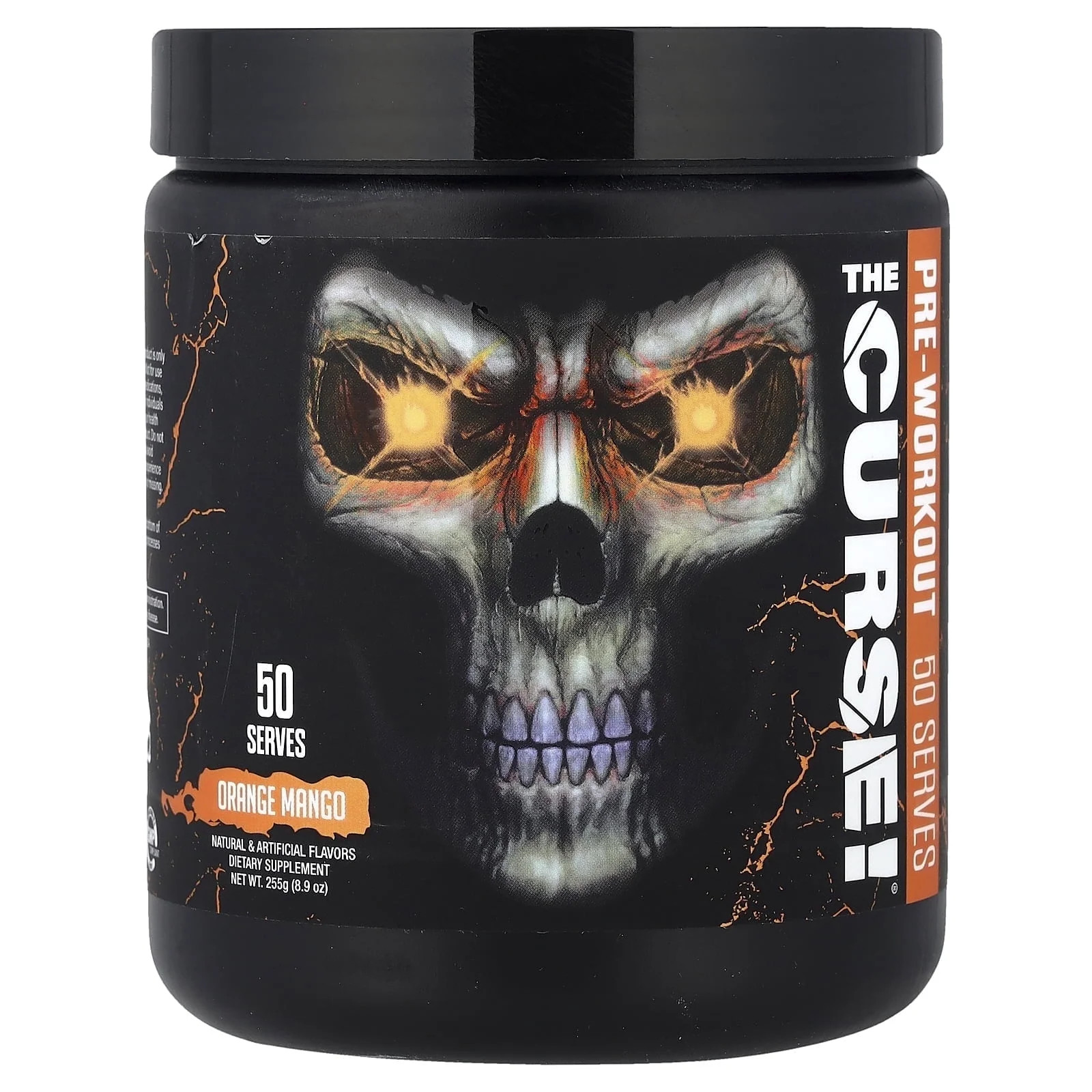 JNX Sports® the Curse Pre Workout Powder Orange Mango Pre Workout Mix for Energy