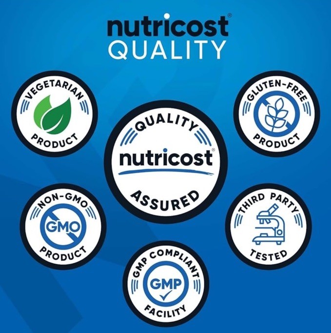Nutricost Pure Creatine Monohydrate 500 Gram Powder Exp 09/2028 NEW