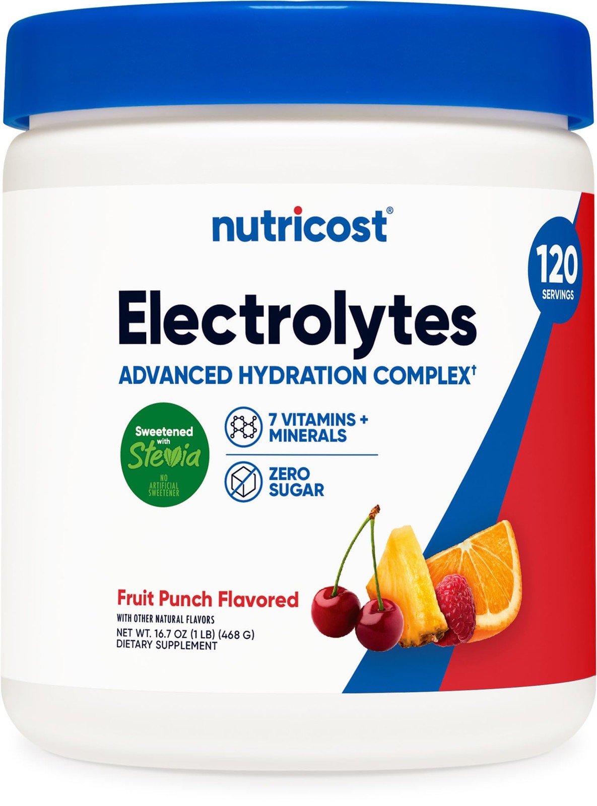 Nutricost Electrolyte Complex Powder 120 Servings – Drink Mix