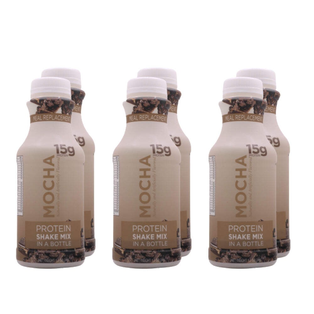 BestMed – Mocha Cream | High Protein Diet Shake, KETO Friendly (6-Pack Bottles)