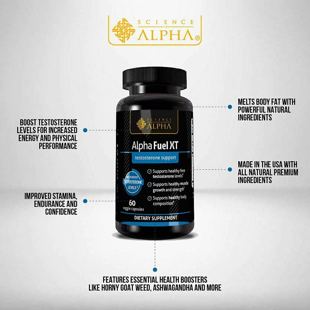 Science Alpha (Fuel XT & Alpha Cut HD Testosterone Support Cleansing Enhancer).