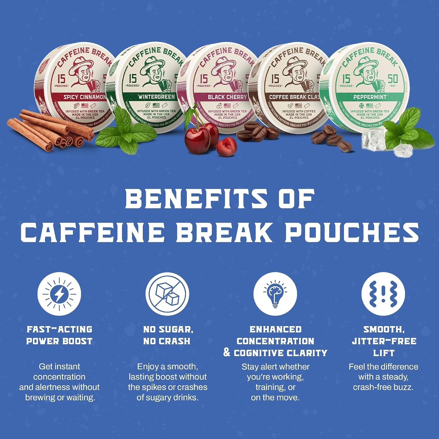 Supply Co – Variety Pack – 5 Pack, 15 Pouches Each | Features 5 Flavors, 50mg…