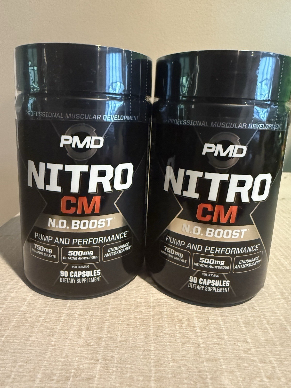 Nitro CM Nitric Oxide Formula Muscle Pumps Performance 90 Capsules 3 Pack