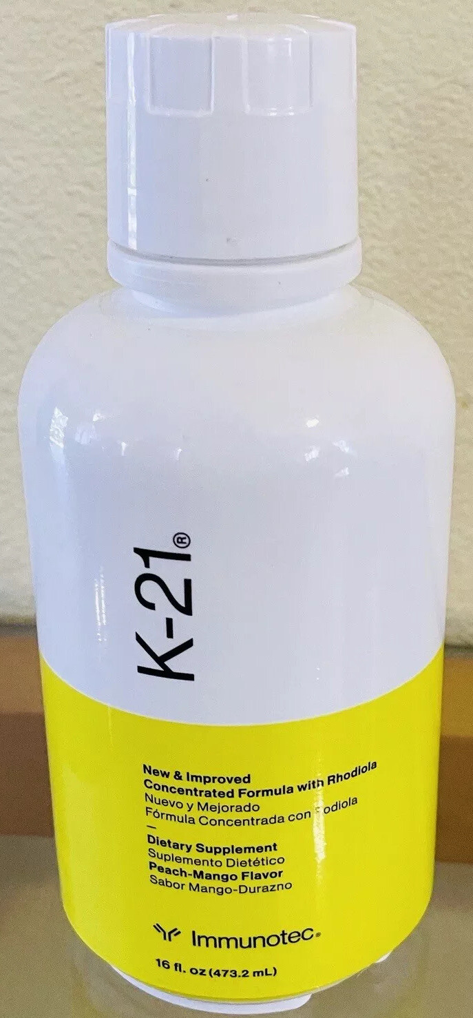 K-21 “NEW & IMPROVED” by IMMUNOTEC 16 fl.oz. BOTTLE.