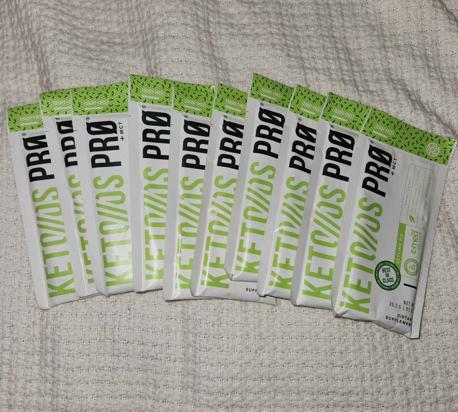 10 Pruvit Keto OS/PRO shake packs
