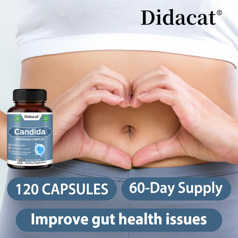 Candida Advanced Probiotic Support Intestinal Health Bacterial Balance 120 Pills
