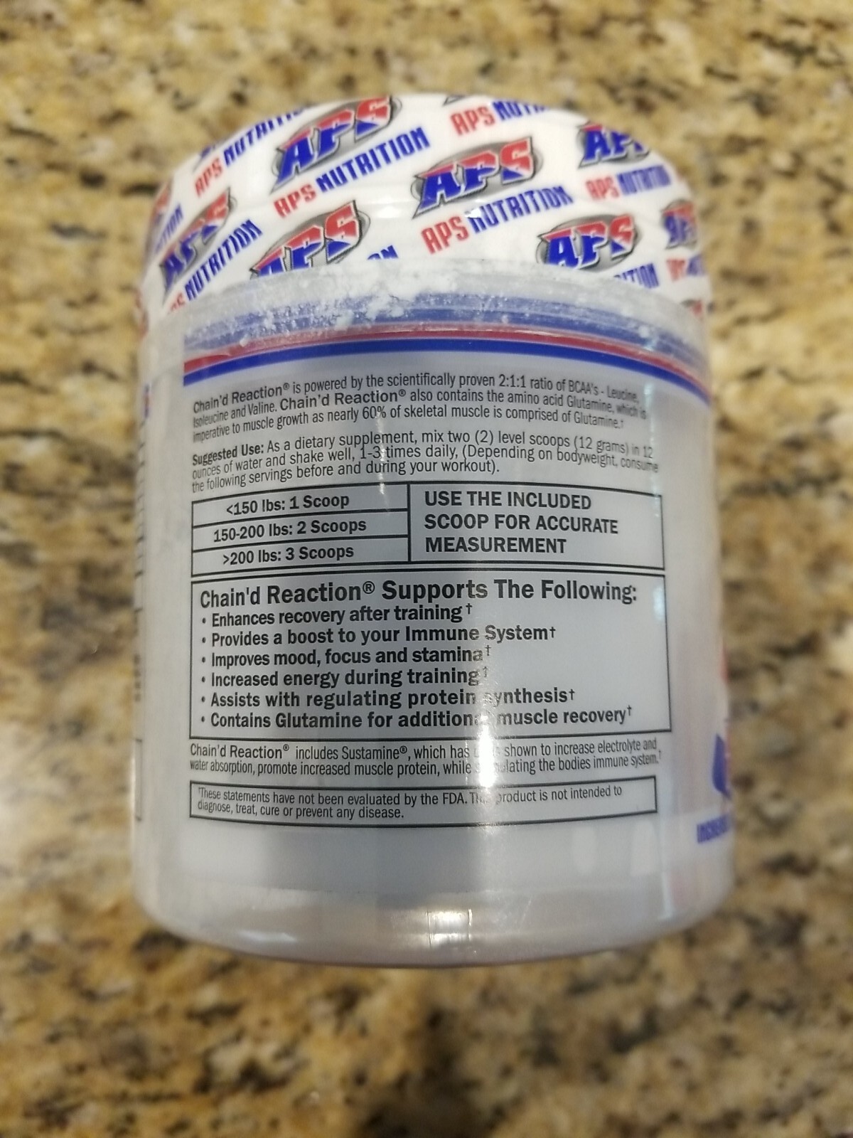 APS Chain’d Reaction Watermelon Powder Dietary Supplement 10.58 oz *NEW/SEALED*
