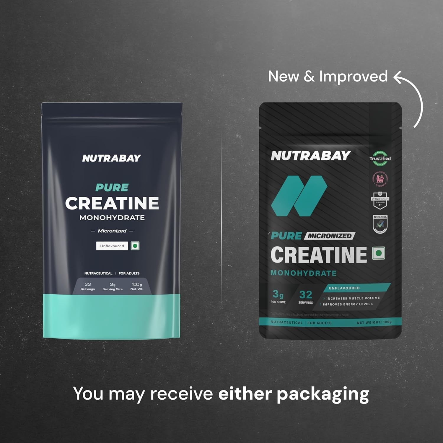 Micronized Creatine Monohydrate Powder – Pure Creatine Powder Unflavoured 100g