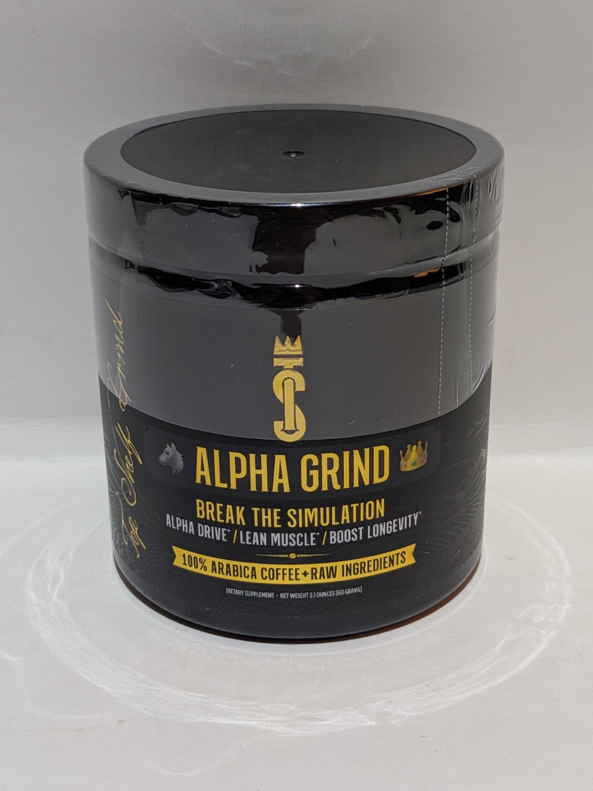 Alpha Grind 100% Arabica Coffee Male Drive Boost Energy Lean Muscle Exp 6/27