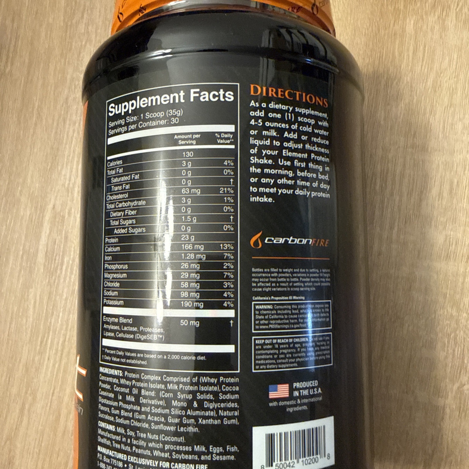 ELEMENT PROTEIN CHOCOLATE LAVA CAKE 2.31 LB