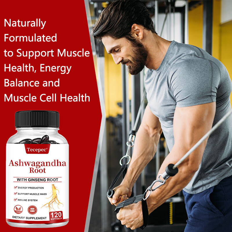Ashwagandha Root with Ginseng Root Organic Male Herbal Supplement