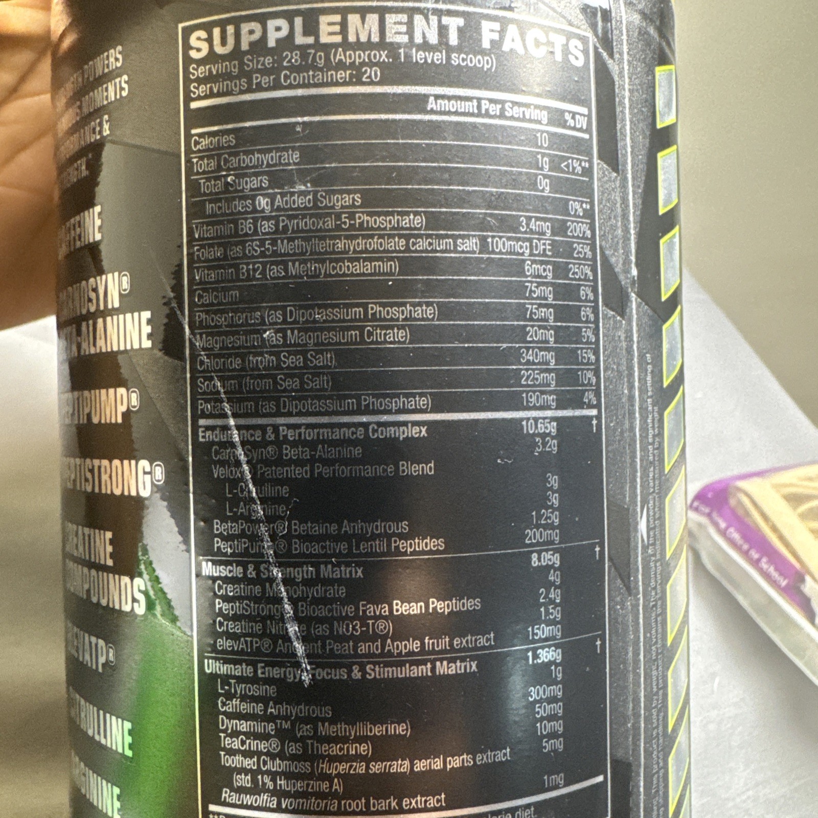Lot of 2 Supplements C4 Ultimate Strength Orange + Centrum Movement & Strength