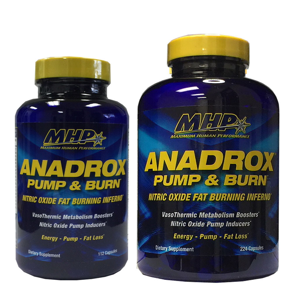 MHP ANADROX Pump & Burn Nitric Oxide Fat BURNING INFERNO – 112 or 224 Capsules