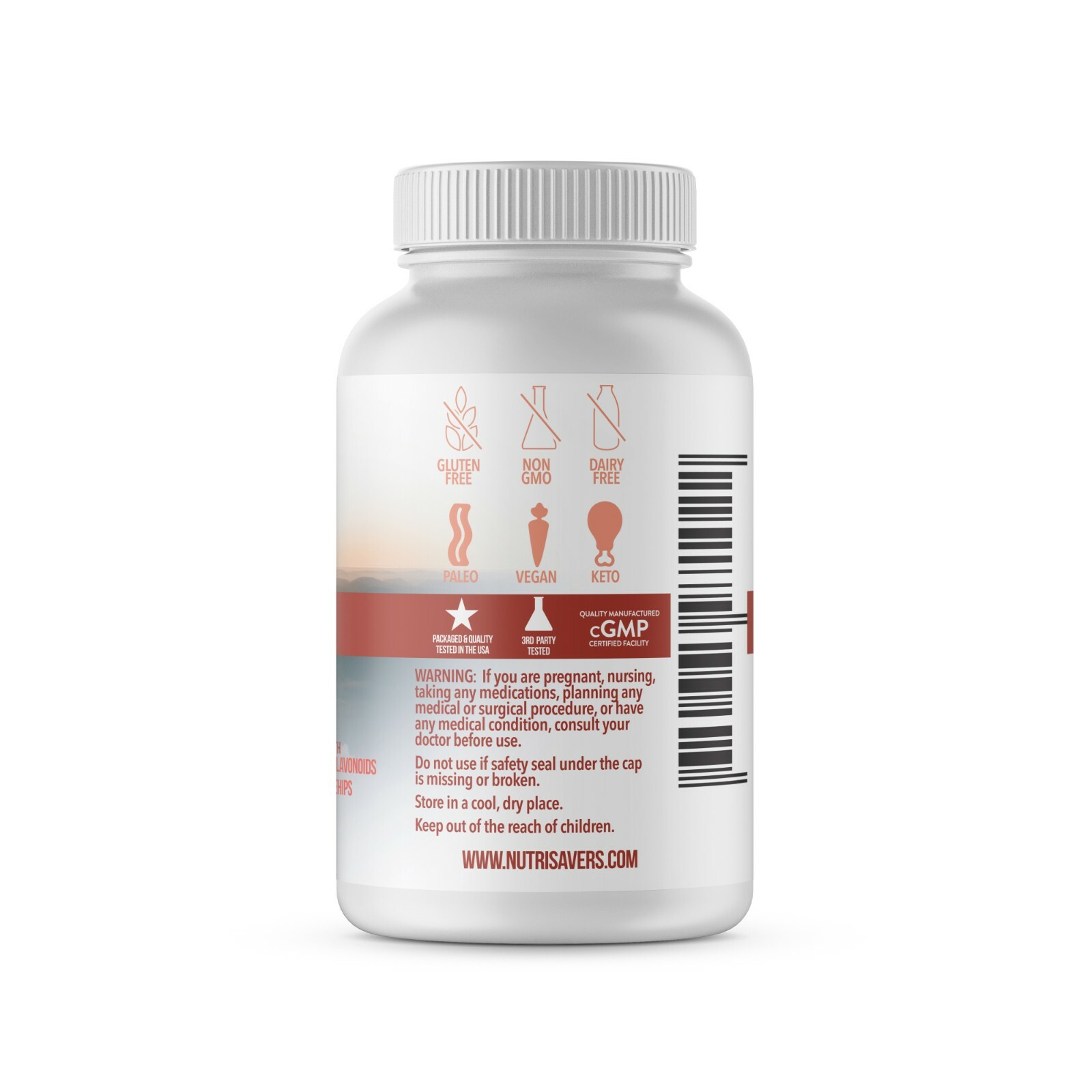 Nutrisavers Vitamin C Ascorbic Acid 1000 MG -High Absorption Dietary Supplement