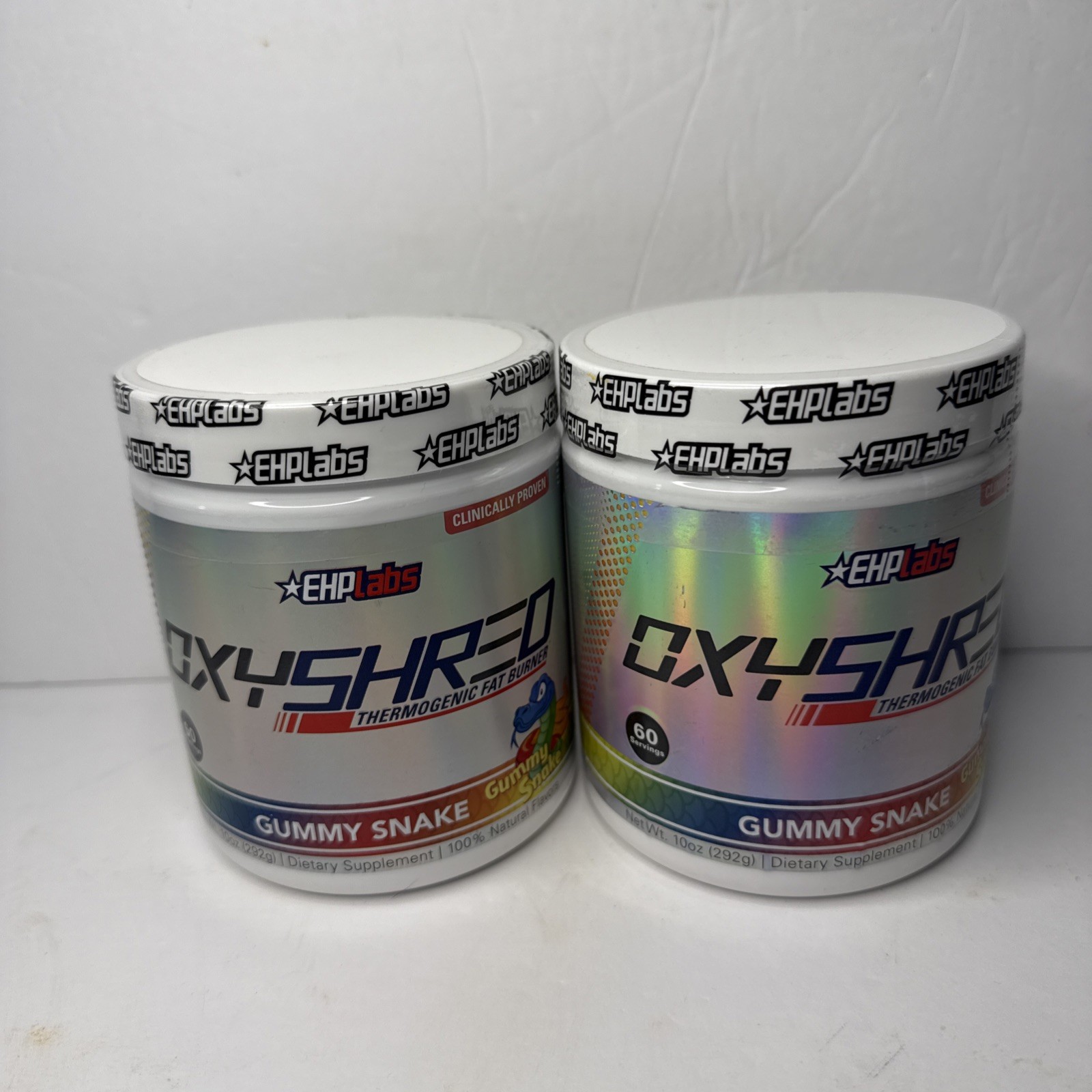 2 EHPLABS OXYSHRED Thermogenic Fat Burner Energy Booster (60) Serv. 12-2025