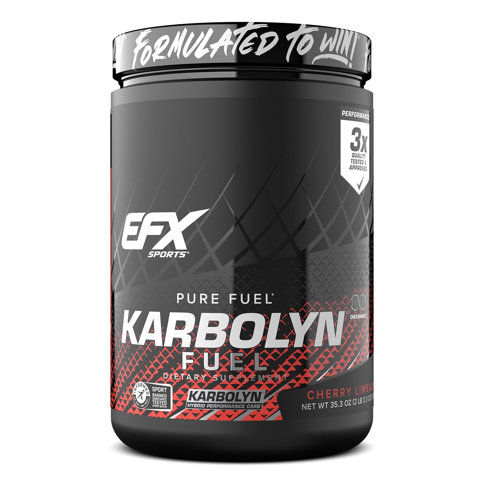EFX Sports Karbolyn Fuel | FastAbsorbing Carbohydrate Powder | Carb Load, Sus…