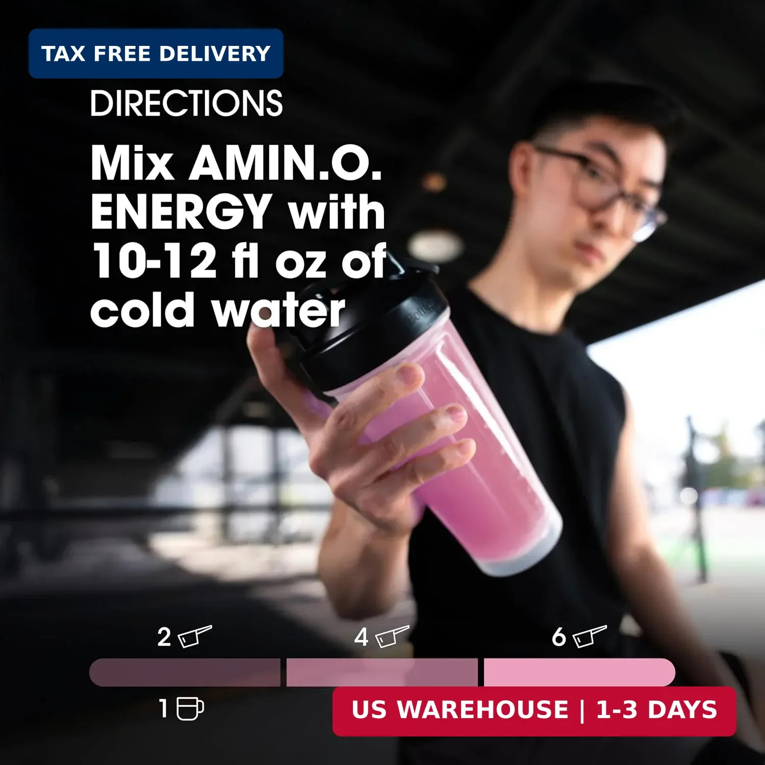 Optimum Nutrition, Amino Energy Powder Plus Focus, with Bcaa, Electrolytes, and
