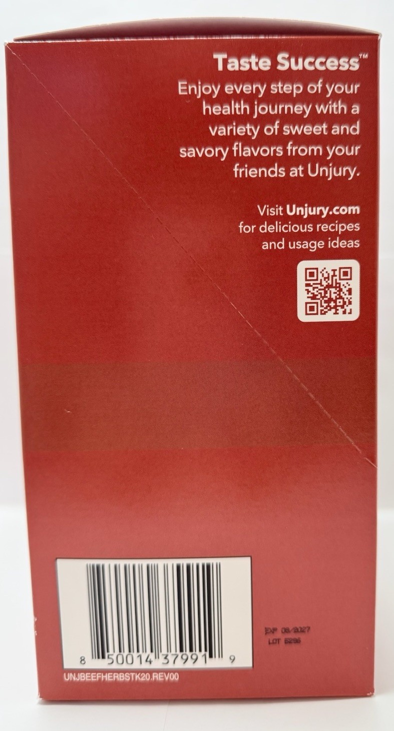 Unjury Protein Powder Whey Isolate Protein Powder Single Serve/ To-Go Packets