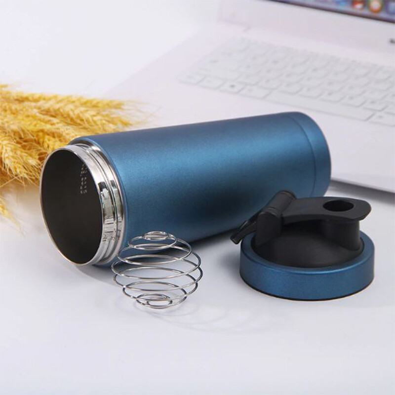 Stainless Steel Protein Shaker Bottle Gym Sport Shaker Bottle