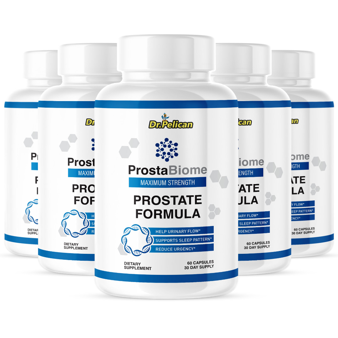 ProstaBiome – Prostate Support- 5 Bottles- 300 Capsules