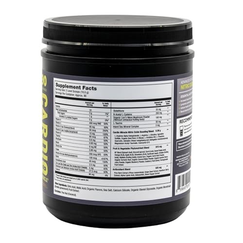 Cardio Miracle Nitric Oxide Supplement 90 Servings – 2.09 Pound (Pack of 1)