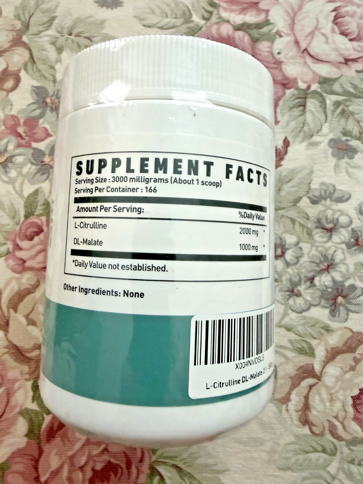 NUTRI POTENTIA L-Citrulline Malate 2:1 Powder 500g, Citrulline Malate Supplement