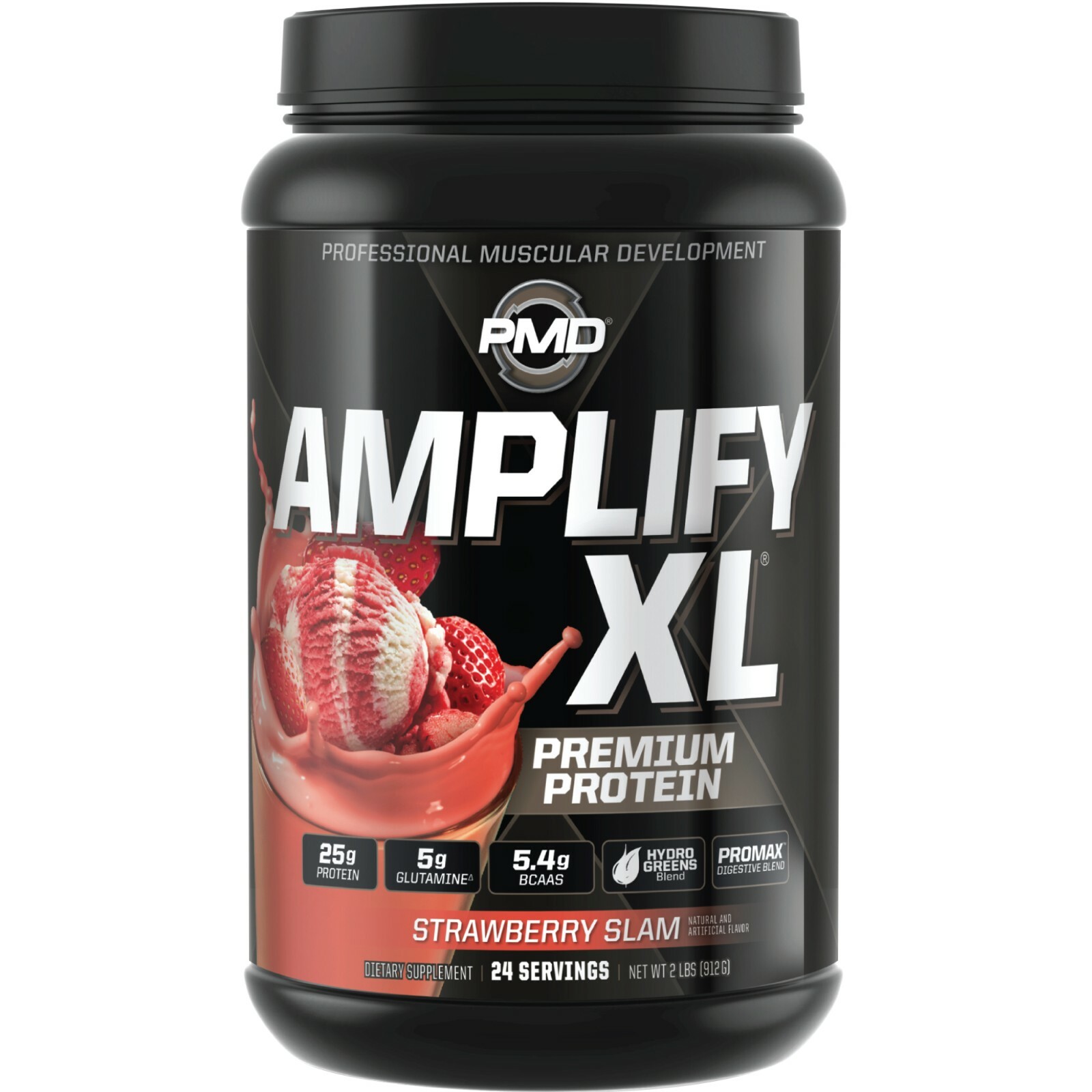 AMPLIFY XL Protein Matrix – Strength & Recovery – Strawberry Slam (24 Servings)