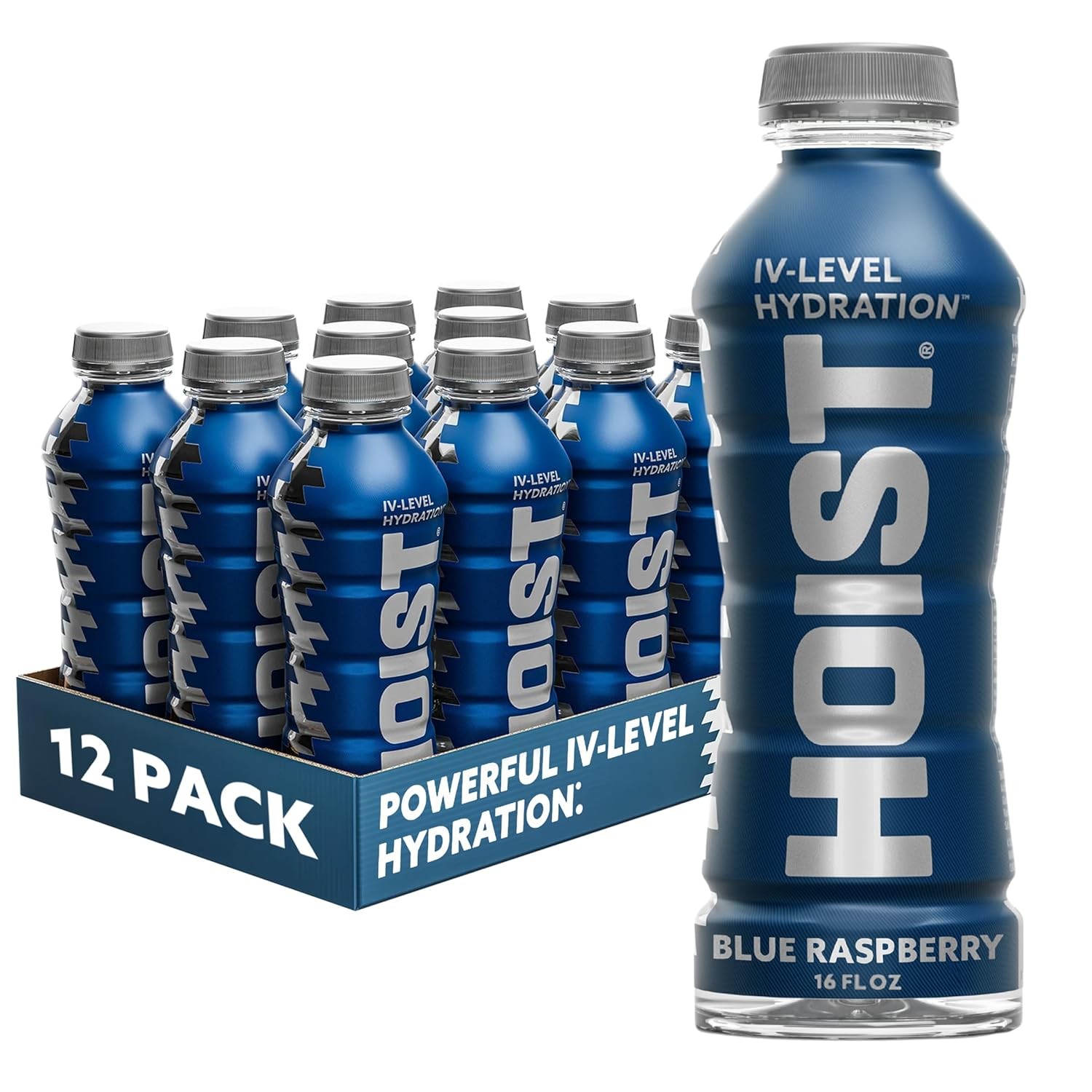 HOIST Premium Military Hydration Electrolyte Drink, 16 Fl Oz (Pack of 12)