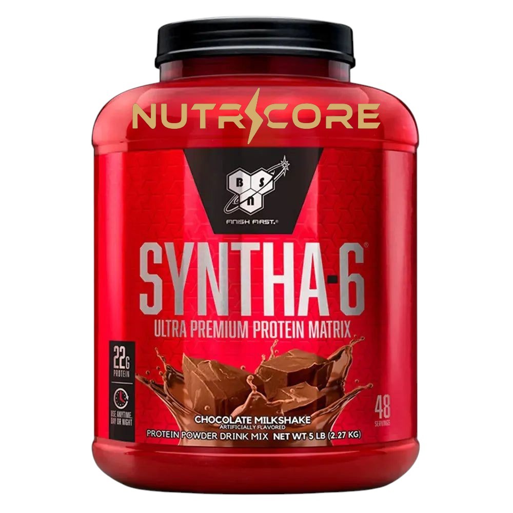BSN Syntha-6 Protein Milkshake 5lb Chocolate, 22g Powder Drink Mix